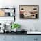 Stupell Industries Home is in the Kitchen with Happy Chef Illustration Canvas Wall Art